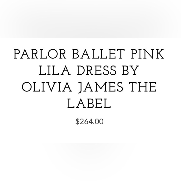 Olivia James Parlor Ballet Pink Lila Dress - Picture 5 of 7